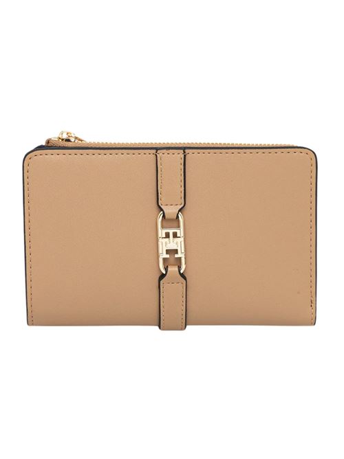 Portafoglio nocciola in similpelle Tommy Hilfiger | AW0AW17752RBC